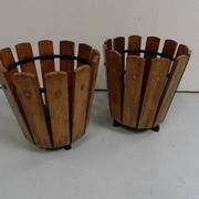 Vintage wooden plant boxes 1950's