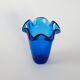 Cobalt glass vase, Danish design, 1970s, made in Denmark