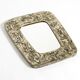 Beautiful Mid-Century Modern Wall Mirror with a Silver-Plated Frame
