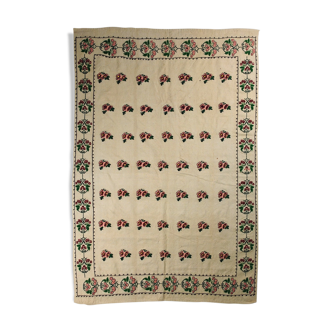 Anatolian handmade kilim rug 231 cm x 153 cm