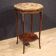 French Napoleon III style side table with marble top