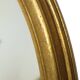 Pair of Oval Gold-Leaf Mirrors, France, 20th Century
