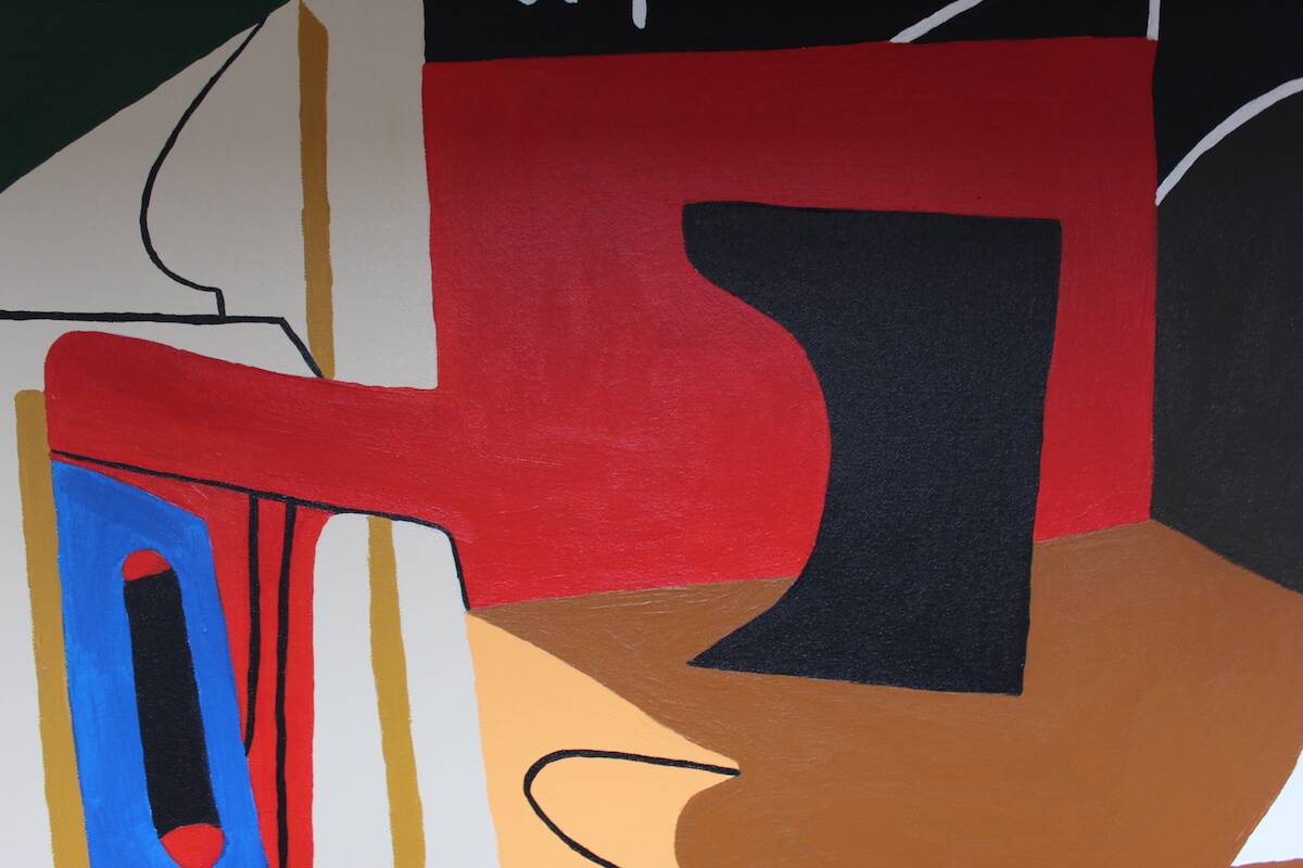 Contemporary abstract geometric forms No7