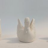 White porcelain swan table planters 1950/1960.