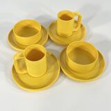 Yellow Dinnerware Set by Massimo Vignelli for Heller, 1970