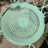 Provence green wrought iron garden room