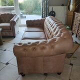 Salon trois pièces chesterfield