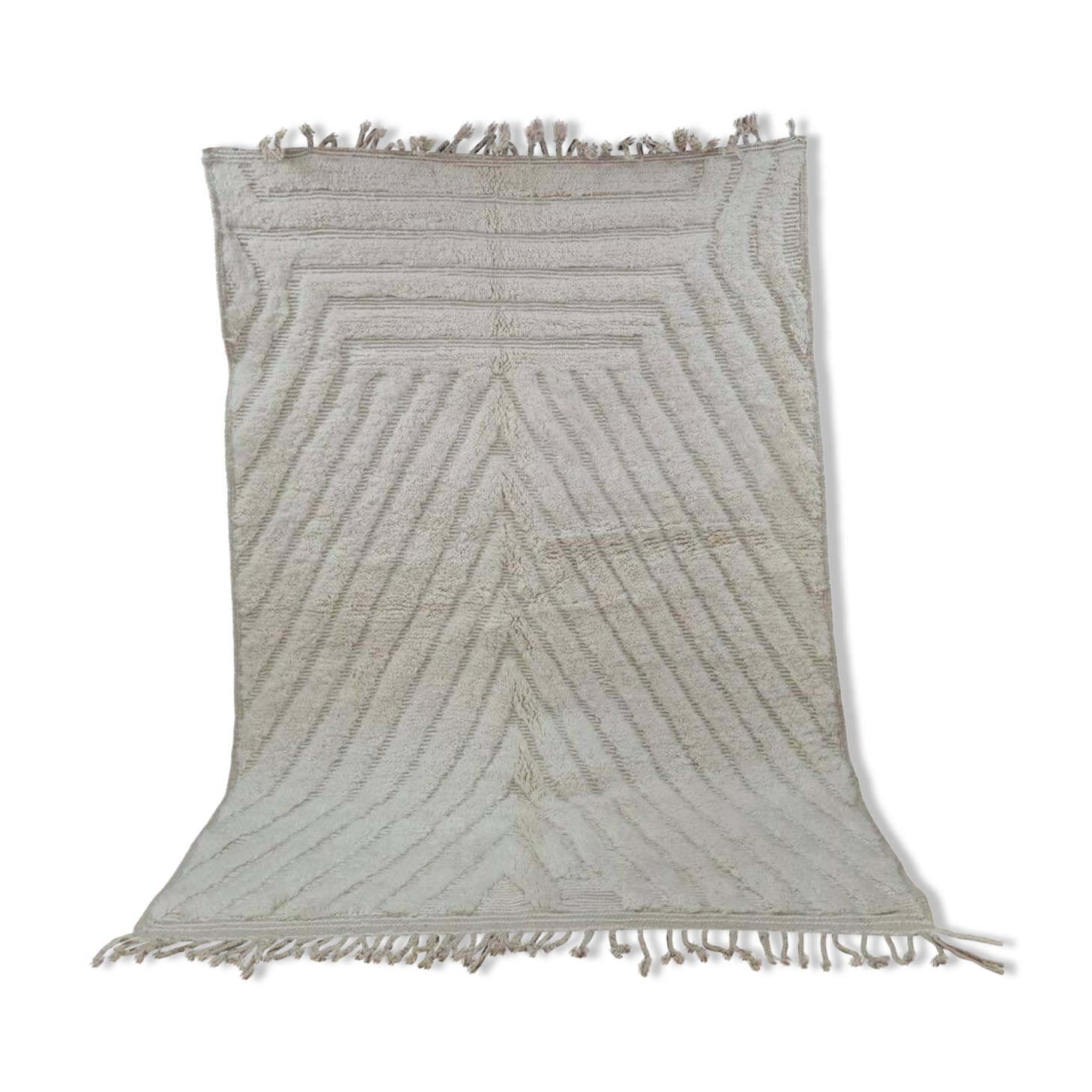 Handmade wool Berber rug 250x150 cm