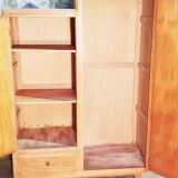 Vintage asymmetrical wardrobe