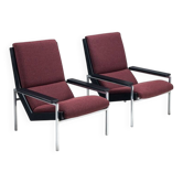 Rob Parry paire de fauteuils lounge Lotus Gelderland Pays-Bas 1960