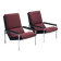 Rob Parry pair of Lotus lounge chairs Gelderland Netherlands 1960