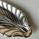Vintage 70's shell stainless steel tray