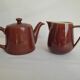 Teapot and milk jar from Bistrot Villeroy Bosh