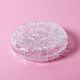 Mid-Century Pressed Glass Jewelry Box / Geometric Bonbon Candy Jar / 1960s