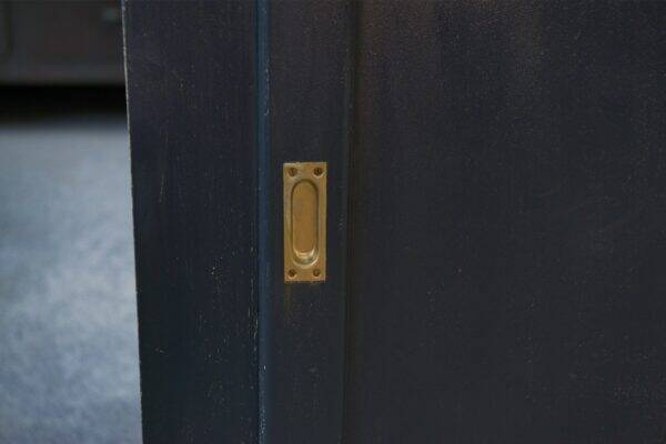 1950s pine sliding door counter
