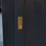 1950s pine sliding door counter