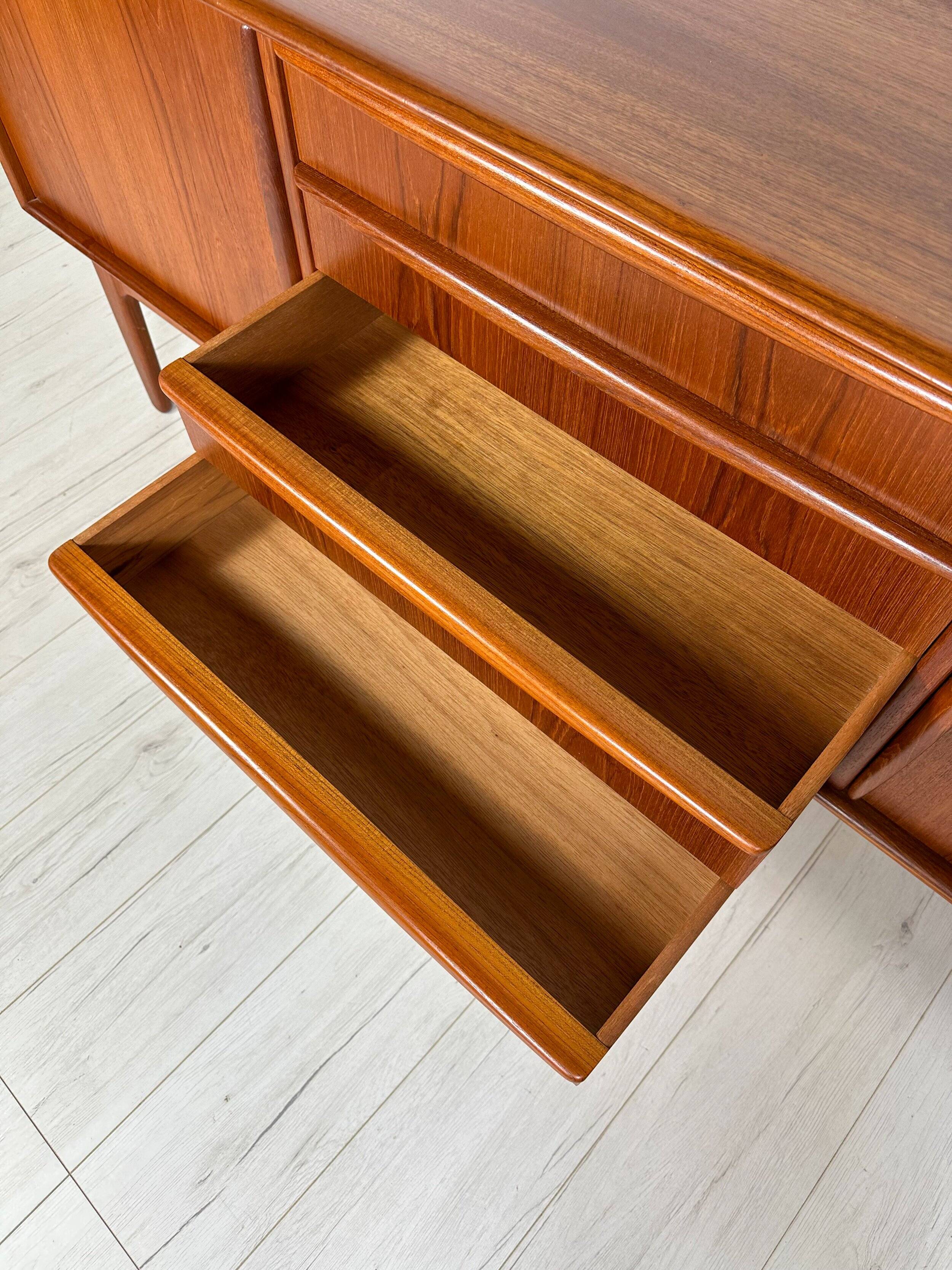 1960s vintage Danish teak sideboard by Svend Åge Madsen for K. Knudsen & Søn