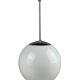 1960s and 1970s Globe Lamp, Hanging Lamp, Glass Ceiling Lamp, Space Age Des