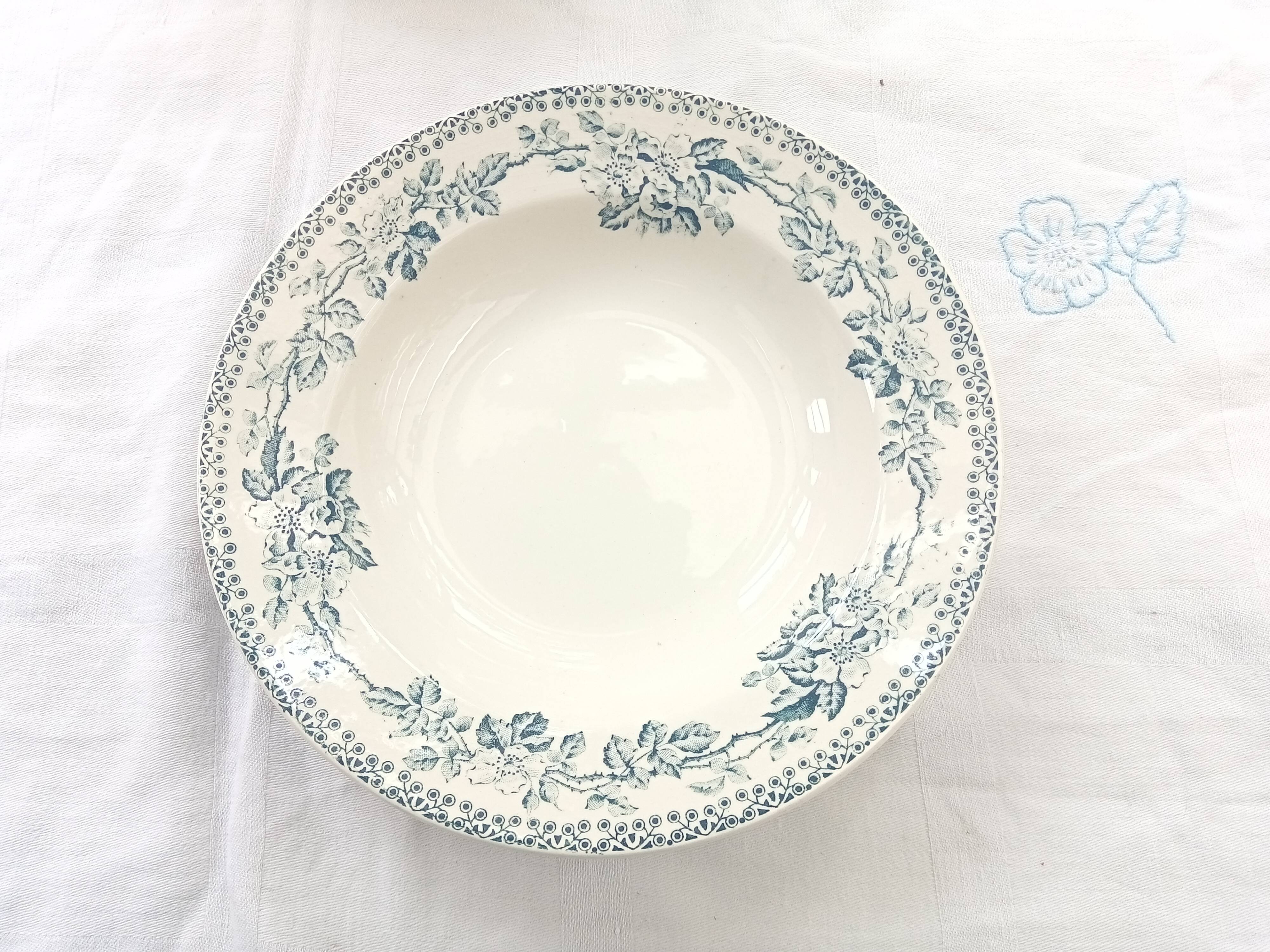 6 soup plates Terre de fer Guadeloupe