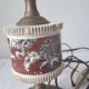 Paire de lampes vintage laiton/ céramique