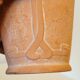 Terracotta vase sunflower decoration 1910, art nouveau