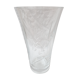 Vase en verre gravé de 1980