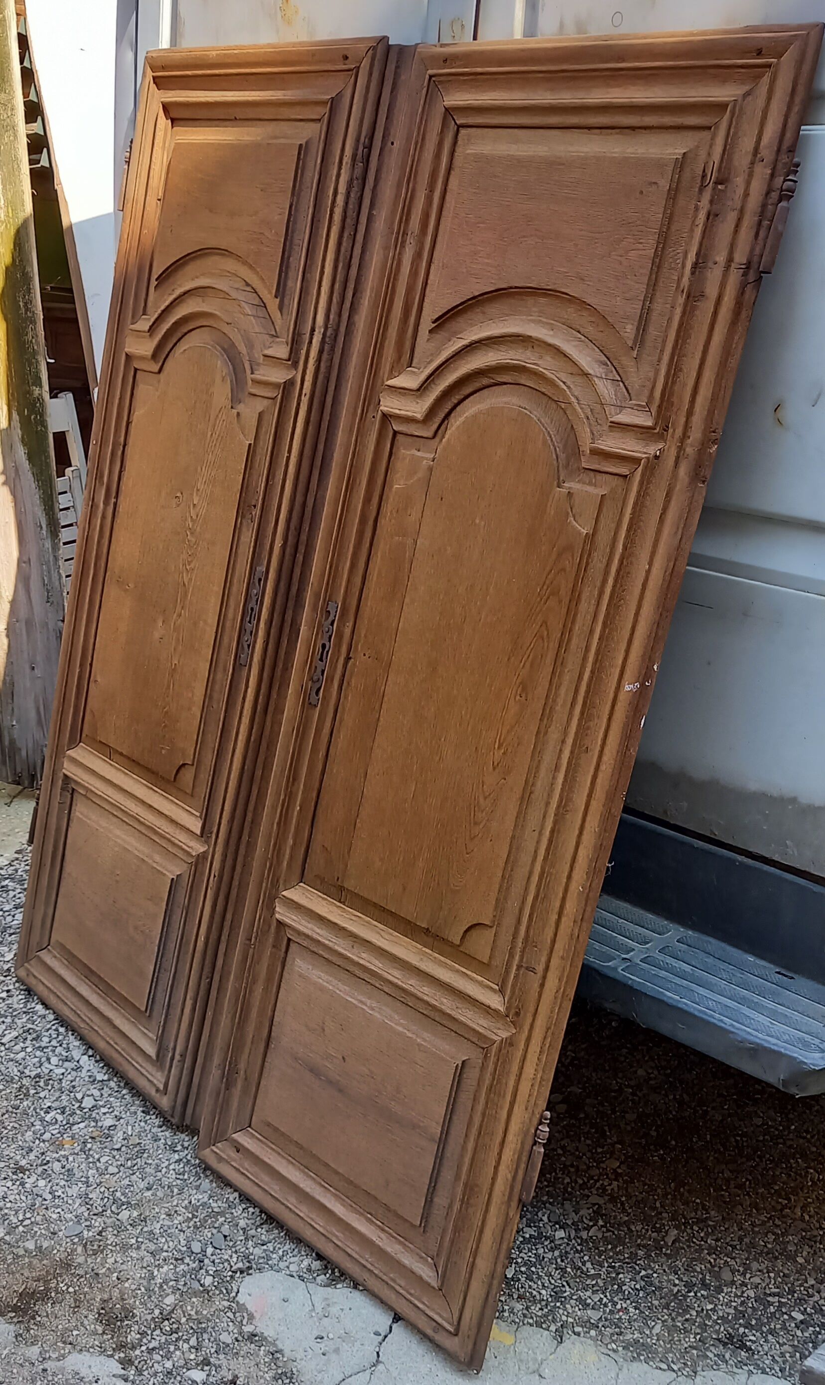 Portes d'armoire en chêne