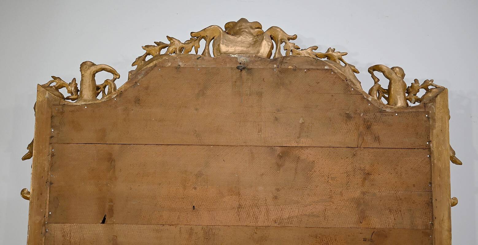 Important mirror in the style of Louis XIV – Louis XV, Napoleon III period – Mid-19th century