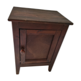 Wooden cabinet with one door