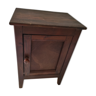 Wooden cabinet with one door