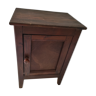 Wooden cabinet with one door