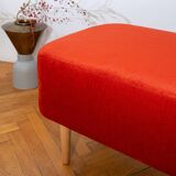 Red-orange bench
