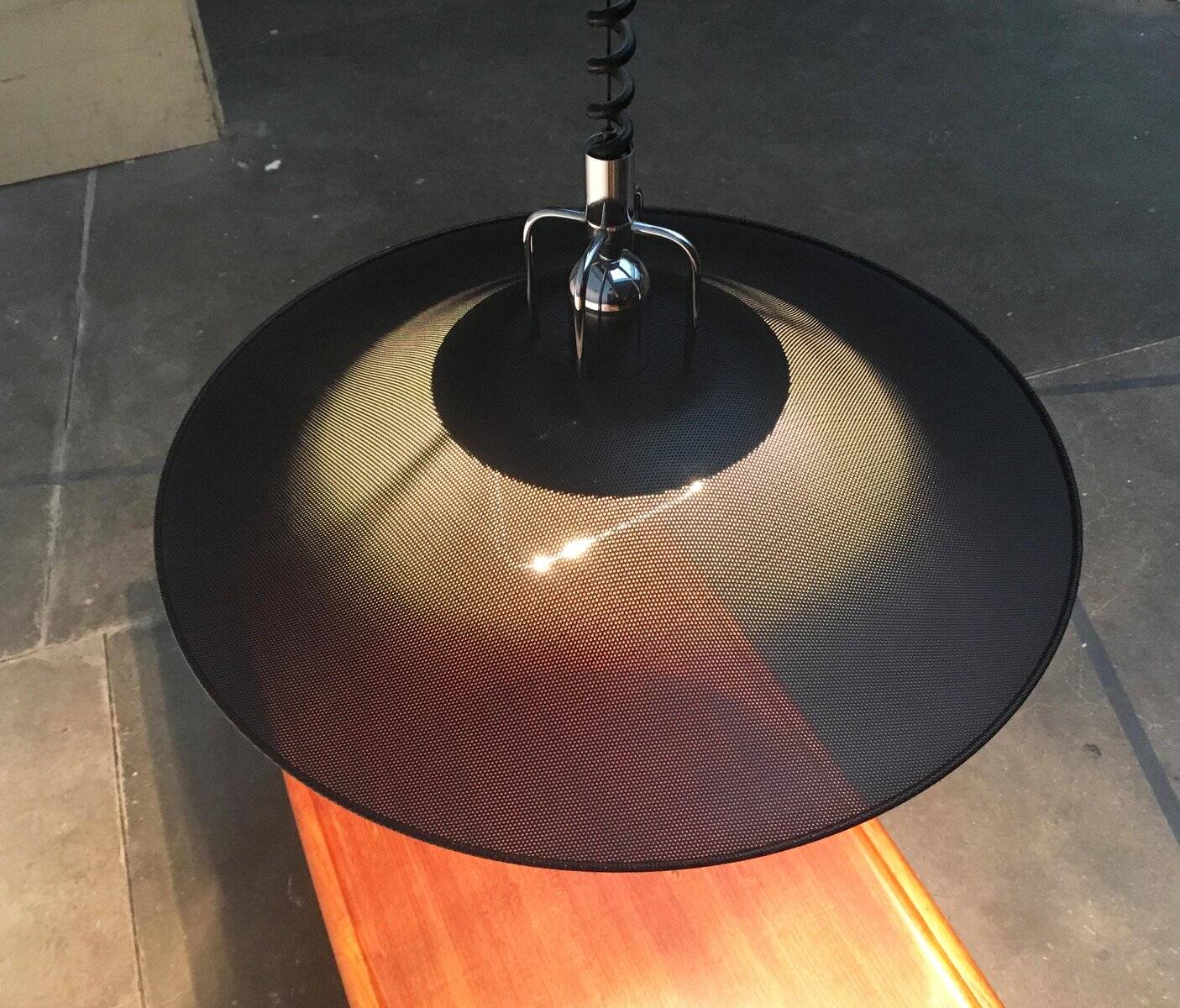 Vintage German Postmodern Metal Pendant Lamp from Cosack
