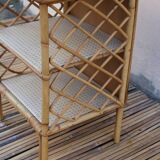 Rattan shelf