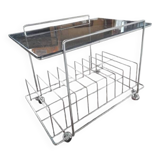 Vinyl serving trolley