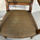 Set of six 19th century mahogany Restoration armchairs