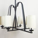 Wrought iron chandelier 1950-60