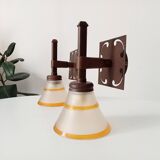 Pair of vintage Italian Linea wall lights from the 70s/80s