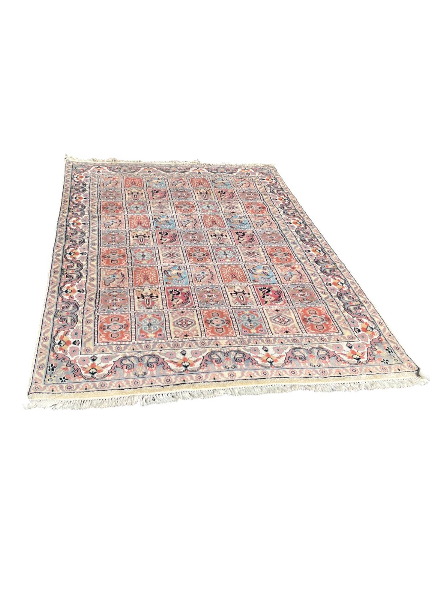 Authentic handmade oriental rug – 2.72 × 1.86