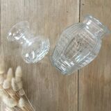 Set of 2 glass vases