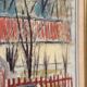 Huile sur toile originale suédoise – « årstadal, Stockholm » – Datée de 1944 – Vintage et encadrée