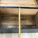 Restored wooden trunk