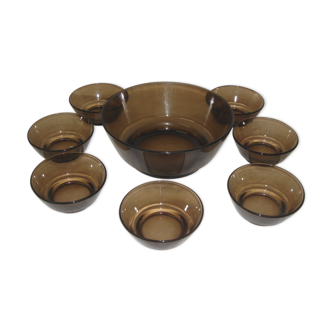 Fruit salad service, Pyrex, Vereco France, 1970