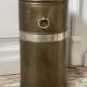 Vintage umbrella holder in brass and steel 1960 / 1970