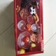Saladier et 6 ramequins pomme en verre cisele Vintage