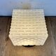 Vintage Square Milk Glass Wall or Ceiling Light, 1970s