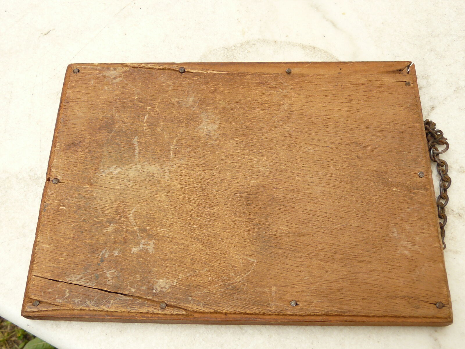 Miroir biseauté 19ème 14x20cm