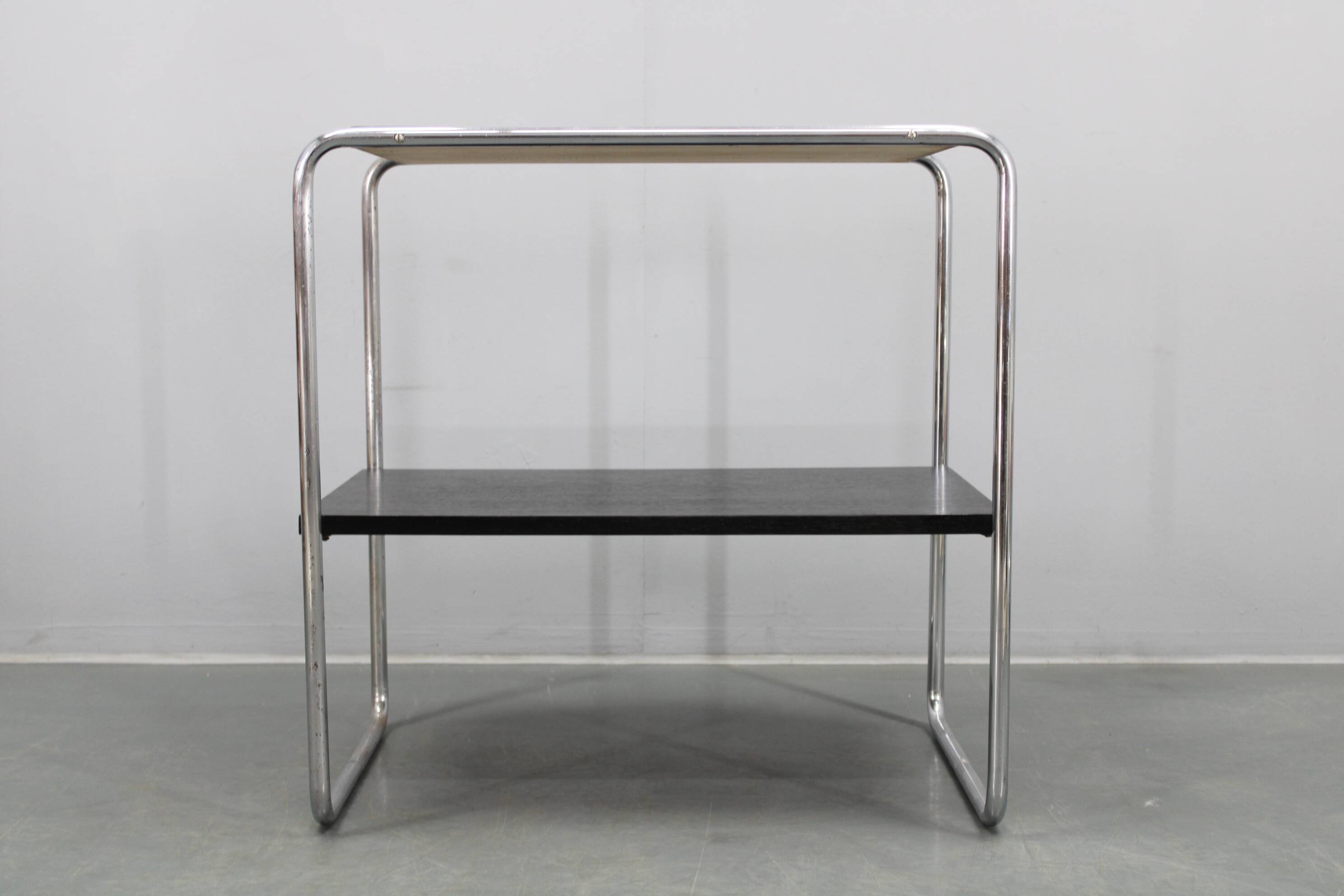 1930s Marcel Breuer Bauhaus Tubular Console Tabl , Model B12,Czechoslovakia