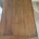 Vintage Art Deco schoolmaster's desk - double-sided - solid wood - 1940s/50s