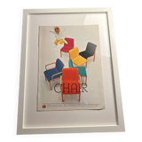 Old pub poster knoll stephens bill 50s design